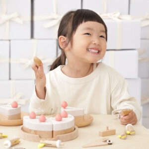 make a wish（木製バースデーケーキ）- おしゃれな木のおもちゃ・知育玩具のdou?