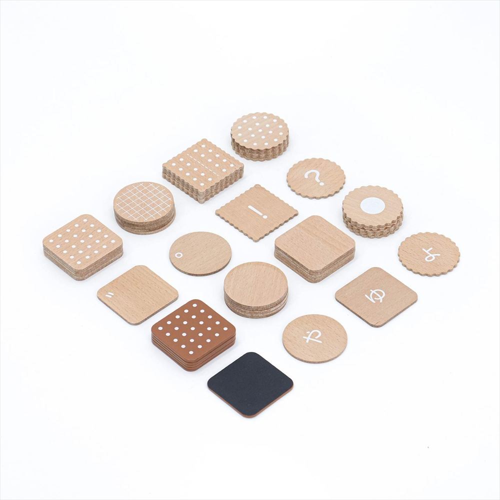 ひらがなbiscuit（木製ひらがなカード）- おしゃれな木のおもちゃ・知育玩具のdou?出産祝い・誕生日プレゼントにおすすめ！