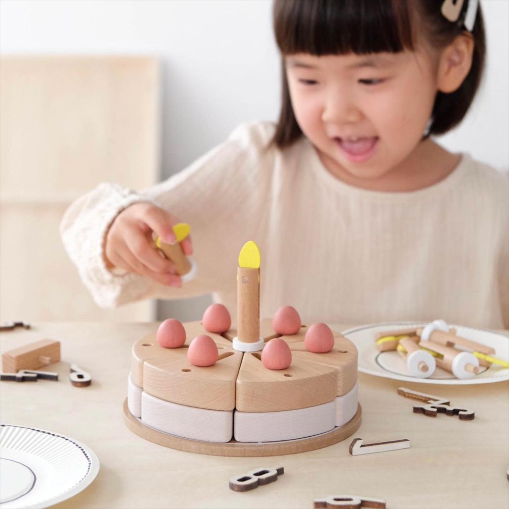 make a wish（木製バースデーケーキ）- おしゃれな木のおもちゃ・知育玩具のdou?出産祝い・誕生日プレゼントにおすすめ！